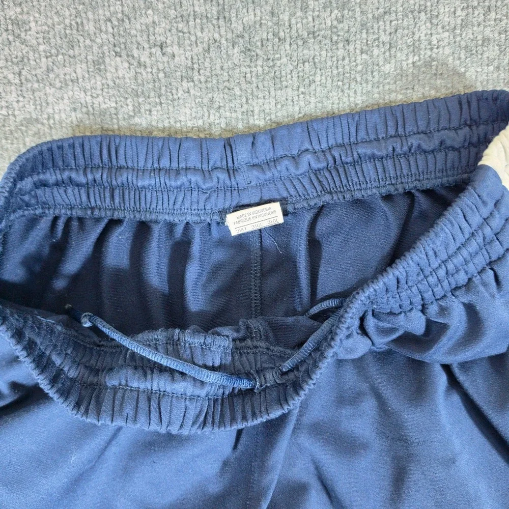 Nike Mens 3XLT Navy Blue White Stripe Full Zip Tracksuit Jacket and Pants Set